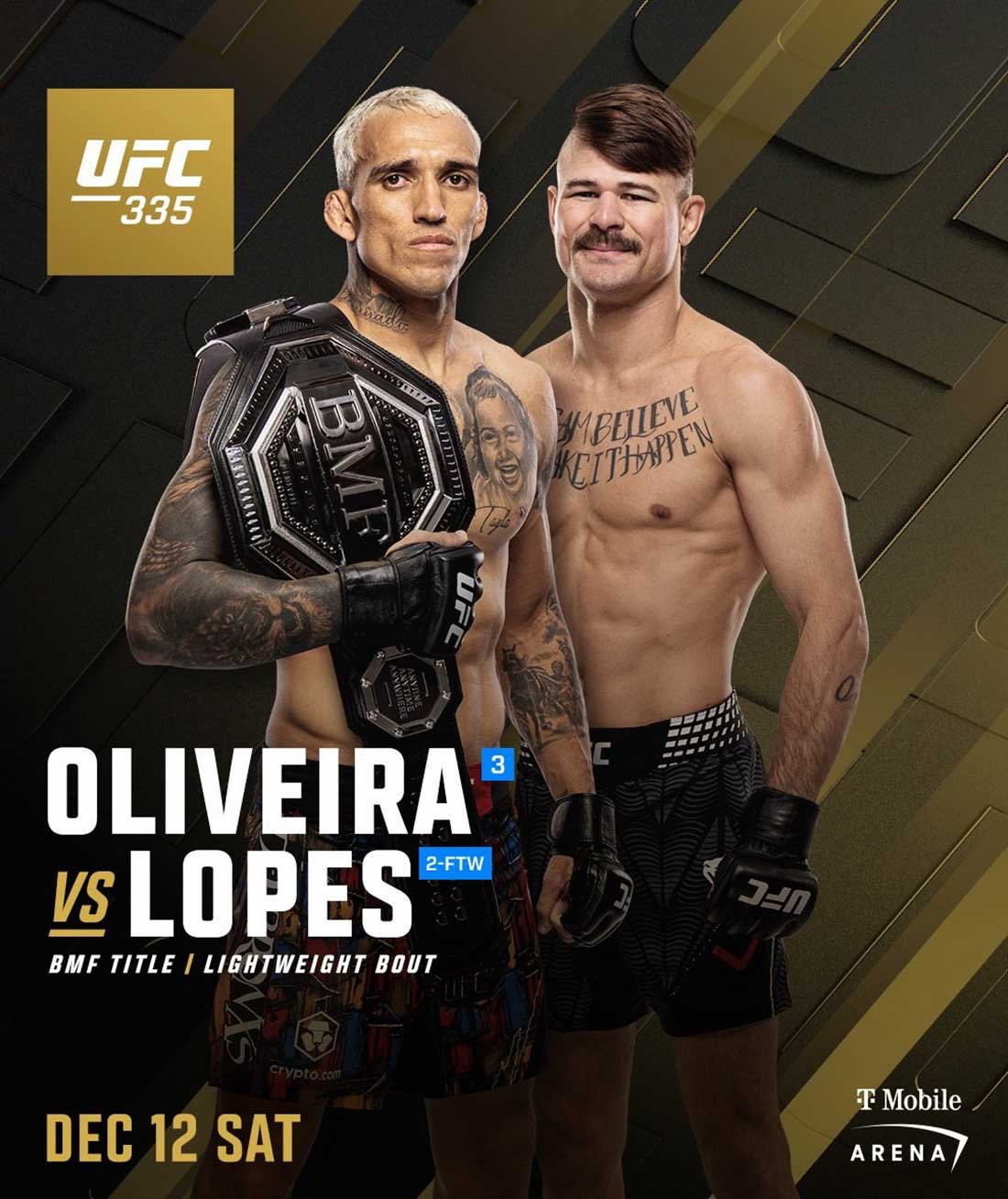 UFC 335: Оливейра – Лопес, дата проведения, кард, участники и результаты